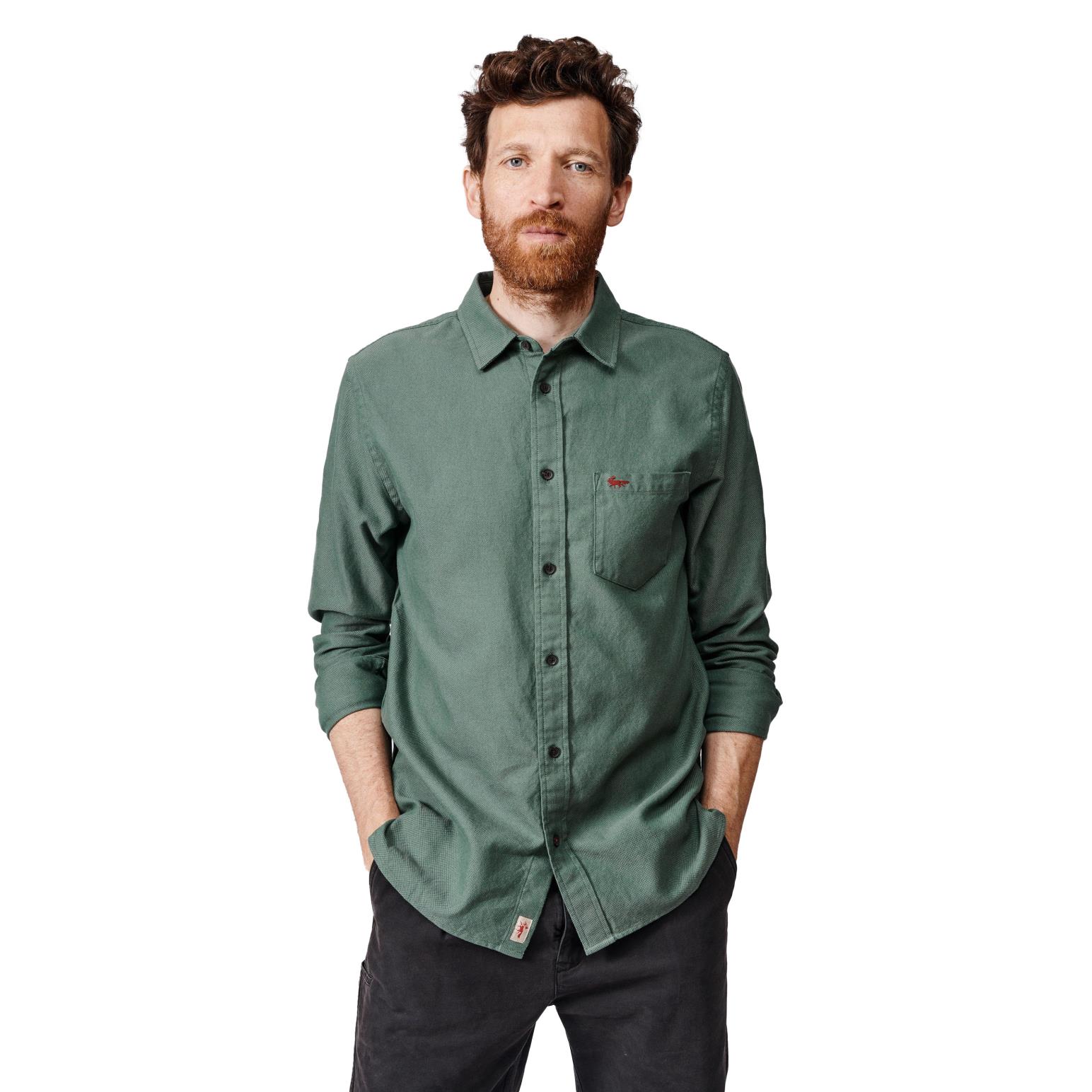 Aubin Oxcombe Brushed Oxford Button Down Shirt